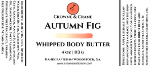 WHIPPED BODY BUTTER - AUTUMN FIG