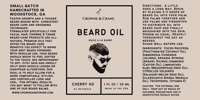 BEARD OIL - CHERRY HO