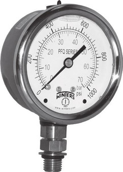Representative Winters PFQ manufacturer catalog image; see ordered pressure range and SAE connection specifications