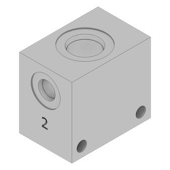 Aluminum Common Cavity Body - AC082CB4S