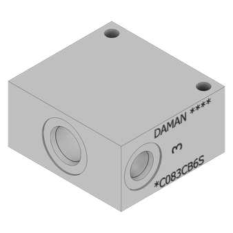 Aluminum Common Cavity Body - AC083CB6S