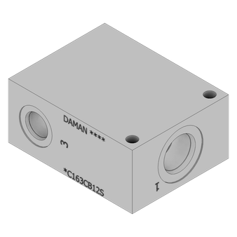 Aluminum Common Cavity Body - AC163CB12S