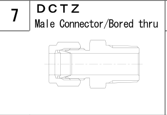 DCTZ manufacturer series illustration; representative only. Size, dimensions and finish vary by model.