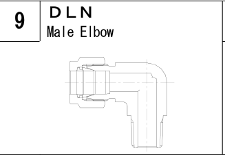 DLN manufacturer series illustration; representative only. Size, dimensions and finish vary by model.