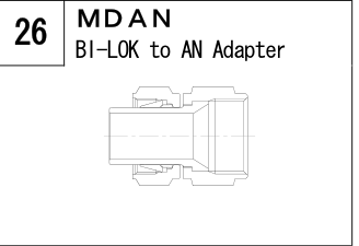 MDAN manufacturer series illustration; representative only. Size, dimensions and finish vary by model.