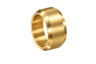 DOB brass compression fitting — representative colored series image; dimensions vary by model.