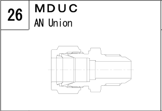 MDUC manufacturer series illustration; representative only. Size, dimensions and finish vary by model.