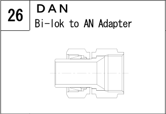 DAN manufacturer series illustration; representative only. Size, dimensions and finish vary by model.