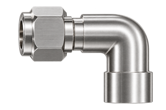 DLW stainless steel compression fitting — representative colored series image; dimensions vary by model.