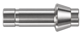 DPC stainless steel compression fitting — representative colored series image; dimensions vary by model.