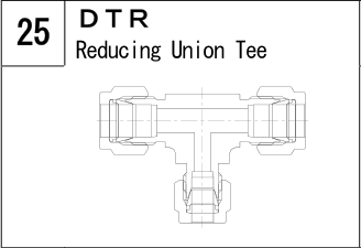 DTR manufacturer series illustration; representative only. Size, dimensions and finish vary by model.