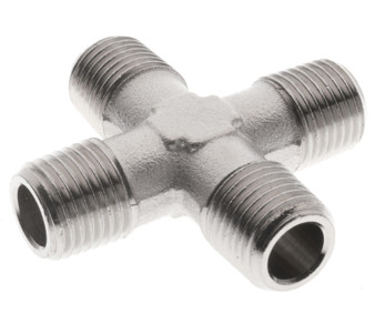 Cross 1/8 Male BSPT - 6030-1/8
