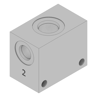 Aluminum Common Cavity Body - AC082CB6S
