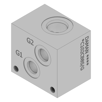 Aluminum Common Cavity Body - AC102CB8S/G