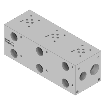 Aluminum Valve Manifold - AD03HP034P