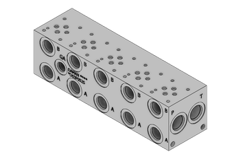 Aluminum Valve Manifold - AD03P052S