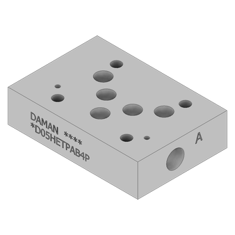 Aluminum Tapping Plate - AD05HETPAB4P