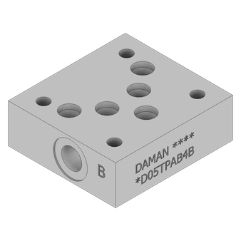 Aluminum Tapping Plate - AD05TPAB4B
