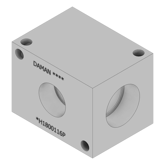 Aluminum Header Block - AH1800116P