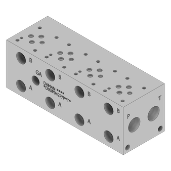 Ductile Valve Manifold - DD03P042P/PATA