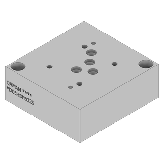 Ductile Valve Subplate - DD05HSPB12S