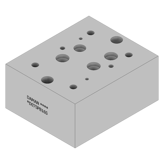 Ductile Valve Subplate - DD07SPB16S