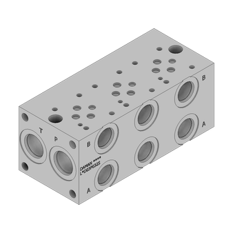 Aluminum FlexMount Manifold - LAD03P032S