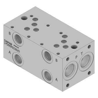 Aluminum FlexMount Manifold - LAD05P023S/S