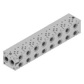 Aluminum FlexMount Manifold - LAD03P082S/C