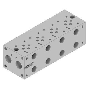 Aluminum FlexMount Manifold - LAD03P042P/C