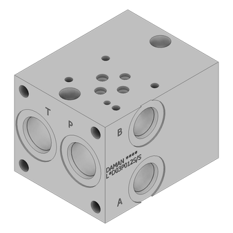 Aluminum FlexMount Manifold - LAD03P012S/S