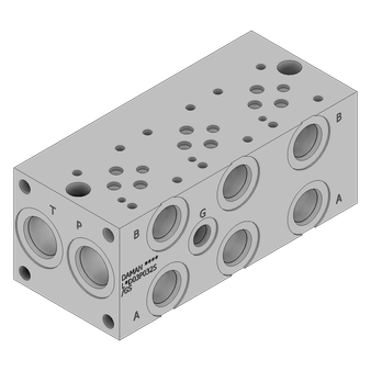 Aluminum FlexMount Manifold - LAD03P032S/GS