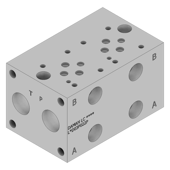 Aluminum FlexMount Manifold - LAD03P022P