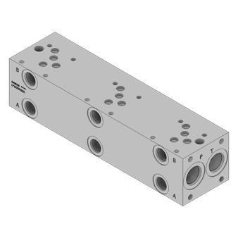 Aluminum FlexMount Manifold - LAD05P035S