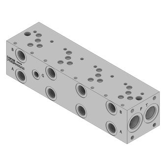 Ductile FlexMount Manifold - LDD05P043S/GS
