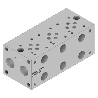 Aluminum FlexMount Manifold - LAD03P032P