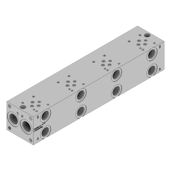 Ductile FlexMount Manifold - LDD03P044S