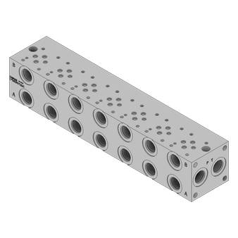 Aluminum FlexMount Manifold - LAD03P072S/C