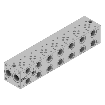 Aluminum FlexMount Manifold - LAD03P072S/GS