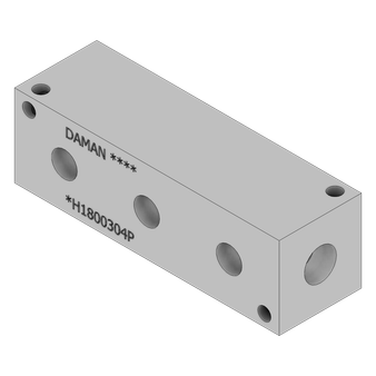 17-4 H1150 Stainless Header Block - SH1800304P