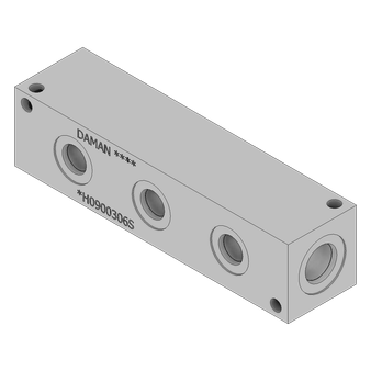 17-4 H1150 Stainless Header Block - SH0900306S