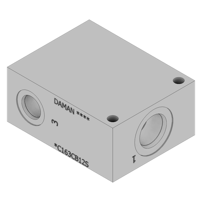 Aluminum Common Cavity Body - AC163CB12S