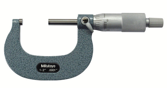 Mitutoyo Mec Mic,  1-2 In, .0001 In RS - 103-262