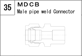 MDCB manufacturer series illustration; representative only. Size, dimensions and finish vary by model.