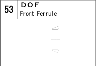 DOF manufacturer series illustration; representative only. Size, dimensions and finish vary by model.