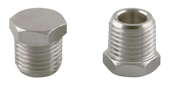 Male External Hex Plug 1/8 BSPT - 3021-1/8
