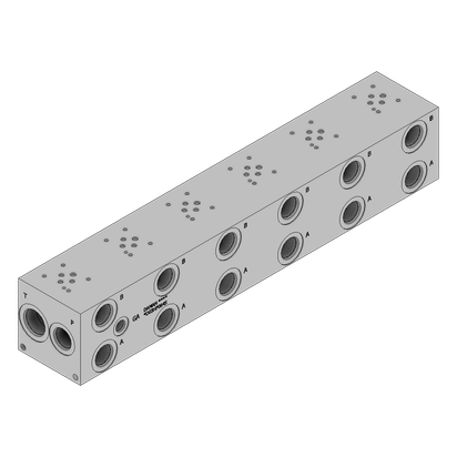 Aluminum Valve Manifold - AD03HP064S
