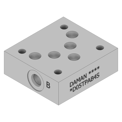 Aluminum Tapping Plate - AD05TPAB4S