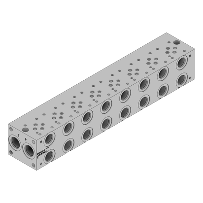 Aluminum FlexMount Manifold - LAD03P082S/C