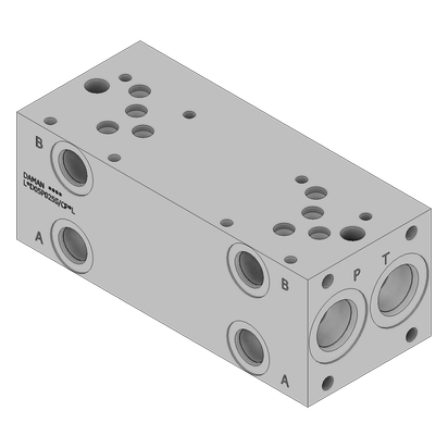 Aluminum FlexMount Manifold - LAD05P025S/CPAL